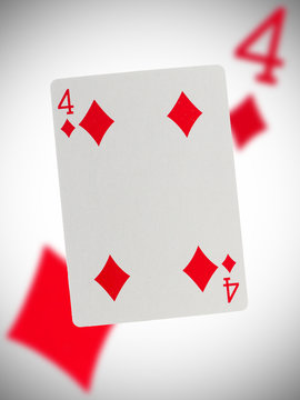 Playing card, four