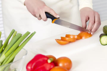 Making a Healthy Salad