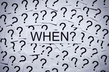 When and Question Marks
