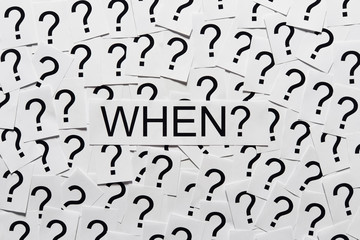 When and Question Marks