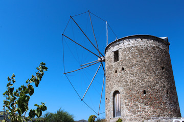 Historic wind mill Datca from Turkey