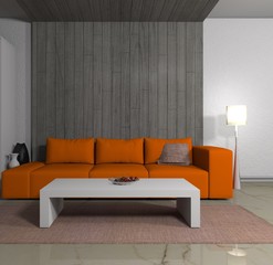 modern living room - interior