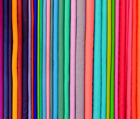 Colorful pashminas