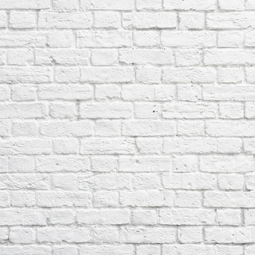 Fototapeta White brick wall