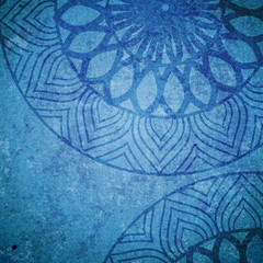 Abstract background with textile texture and ornament