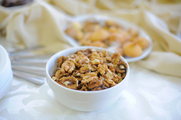 Bowl with Walnuts