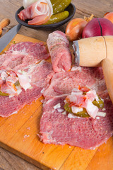 meat beefs olive