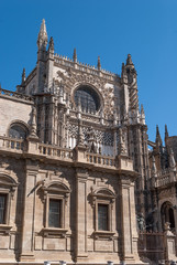 Fototapeta na wymiar Seville (Siviglia) - The Cathedral of Saint Mary of the See. I