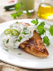 Grilled chicken breast