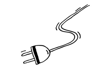 Stecker, Skizze - Zeichnung