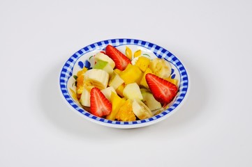 Fruit salad in bowl © Arena Photo UK