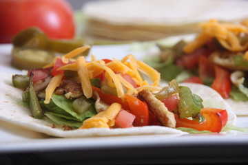 chicken taco soft shell