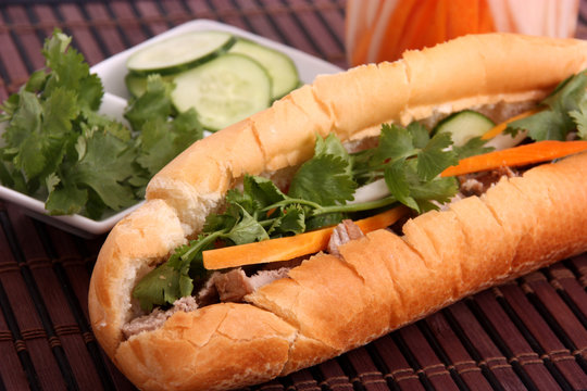 Pork Banh Mi - Vietnamese Sandwich