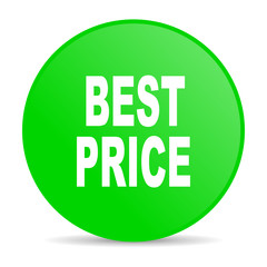 best price green circle web glossy icon