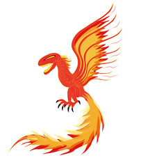 Fototapeta premium Fiery element.