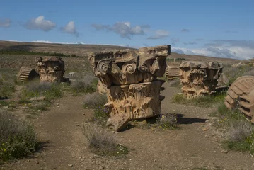 Raamstickers Tête de colonne - Timgad - Algérie © Jokari