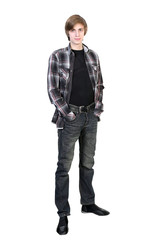 Fototapeta premium Young handsome caucasian man