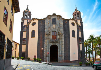 Fototapeta premium Church Parroquia de La Concepcion in Orotava, Tenerife, Spain.