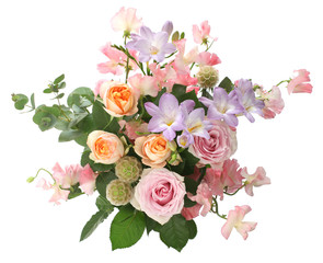 a bunch of flowers, flower arrangement