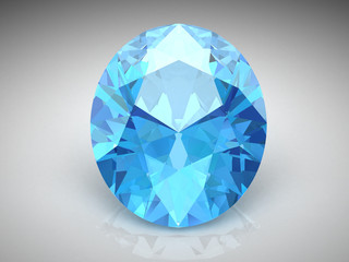 Aquamarine (high resolution 3D image)