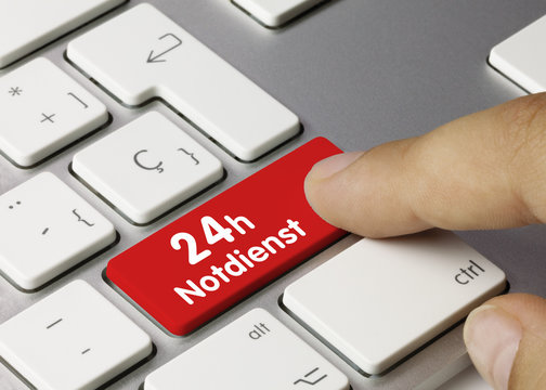 24h Notdienst tastatur finger