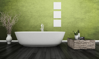 Obraz na płótnie Canvas Interior of Luxurious Design Bath Room