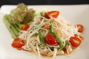 Thai style Salad.(Som Tam)