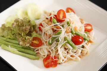 Thai style Salad.(Som Tam)