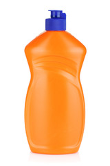 Plastic bottle of cleaning product