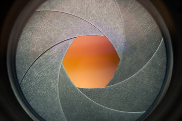lens of the photo objective