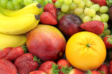 Clolorfull fresh fruits.