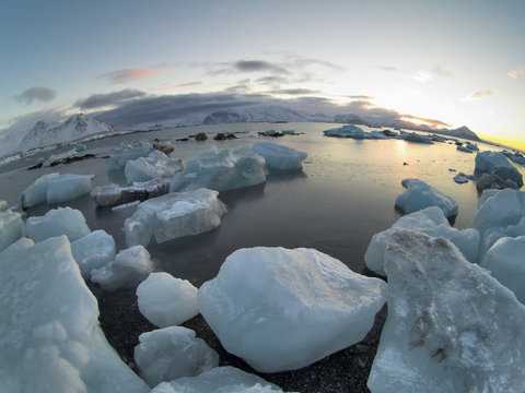 Winter in the Arctic - landscape