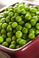 Fresh Green Organic Cooked peas