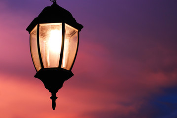 Obraz premium Light of the Lamp in Hanoi