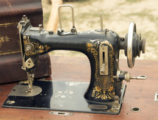 old sewing machine