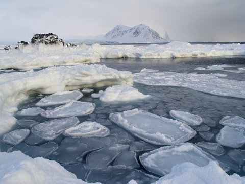 Winter in the Arctic - landscape