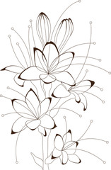 floral design, vector illustration