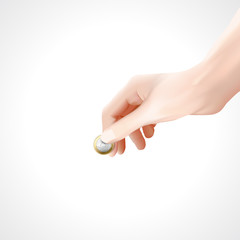 Hand euro