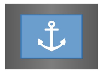 Ancre dans un cadre de tableau