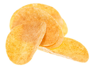 Snacks isolated on white