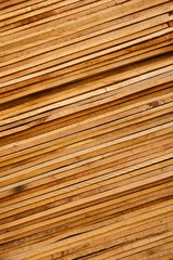 Slanted Stack of Wooden Planks Background