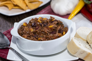 Homemade Chili con Carne