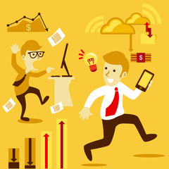 Successful businessman