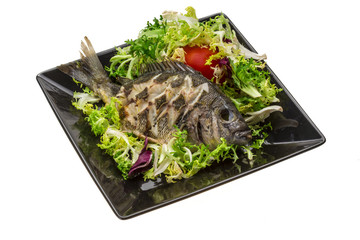 Grilled Tilapia with salad