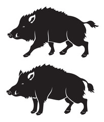 wild boar - obrazy, fototapety, plakaty