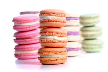 Tasty colorful macaroon
