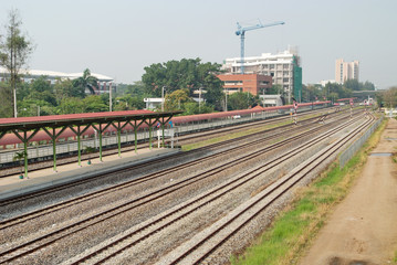 Obraz premium Railway station