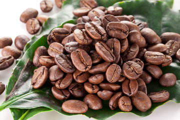 Coffee beans.
