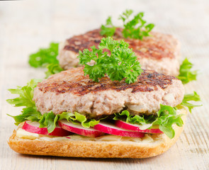 Healthy sandwiches