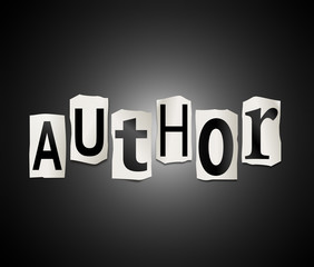 Author concept.